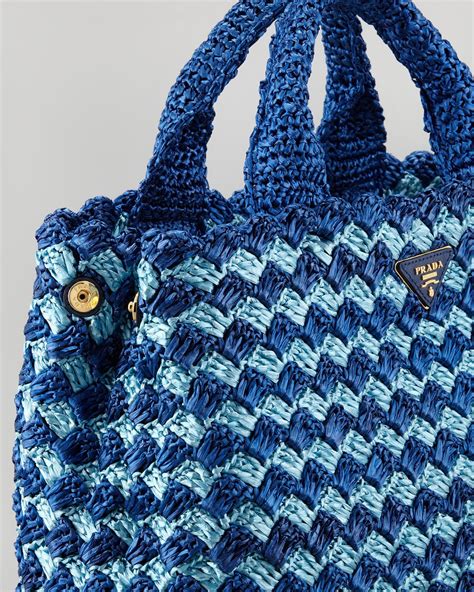 bicolore sport tote prada|Prada totes crochet.